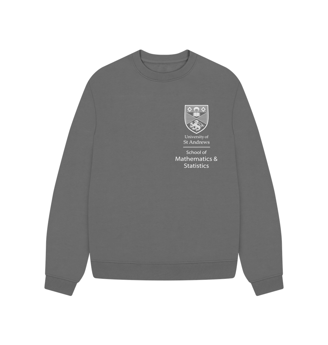 Slate Grey School of Mathematics & Statistics Oversized Ladies Sweater