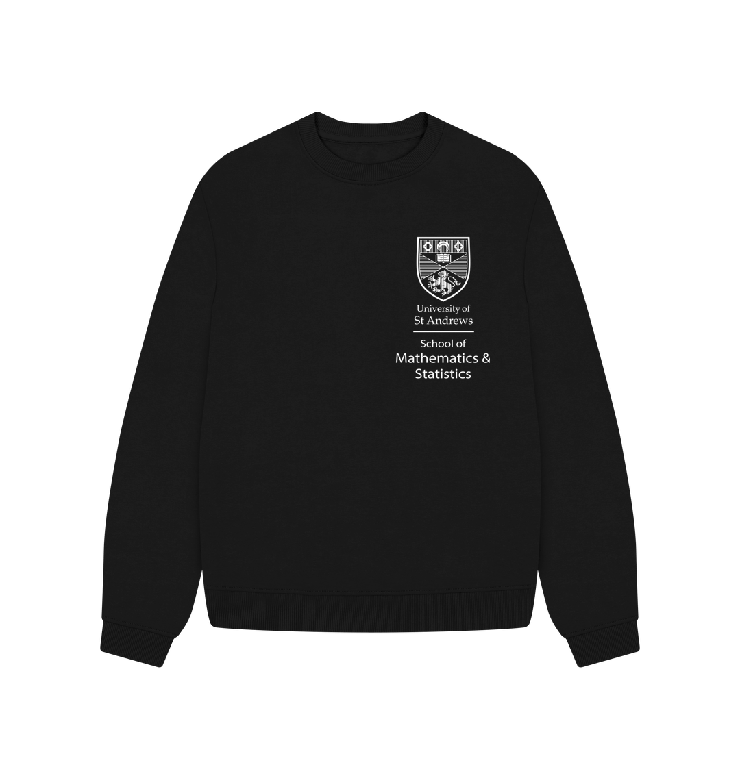 Black School of Mathematics & Statistics Oversized Ladies Sweater