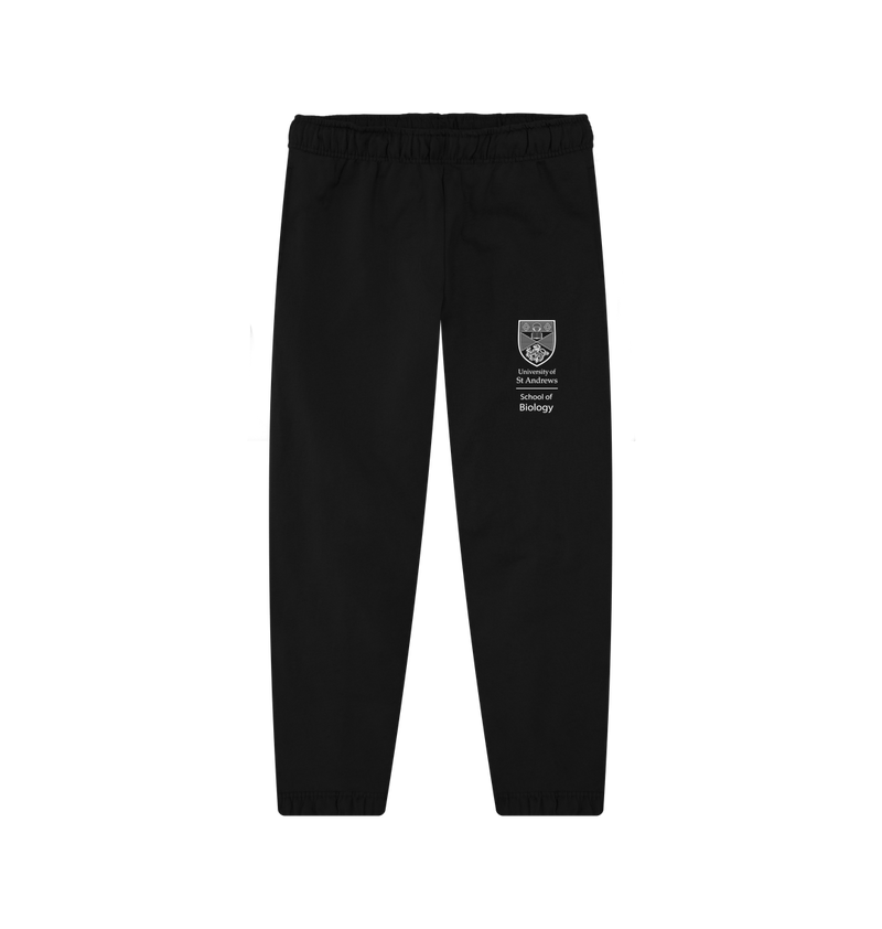 School of Biology Joggers White Crest
