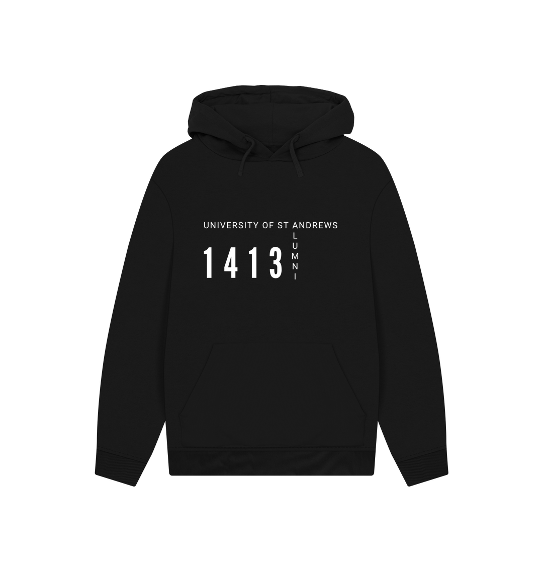 Black Printed Hoody