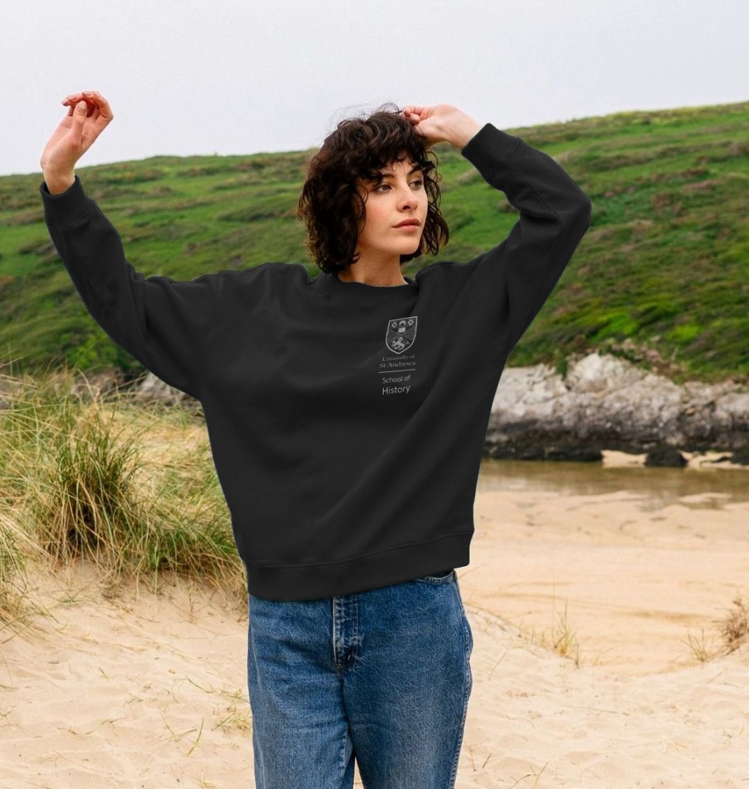 Black School of History Oversized Ladies Sweater