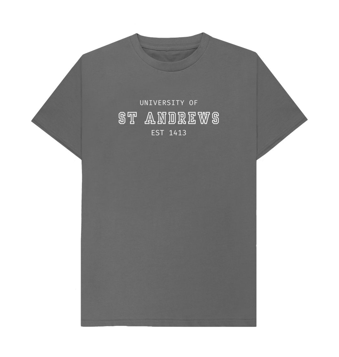 Slate Grey Old School T-Shirt