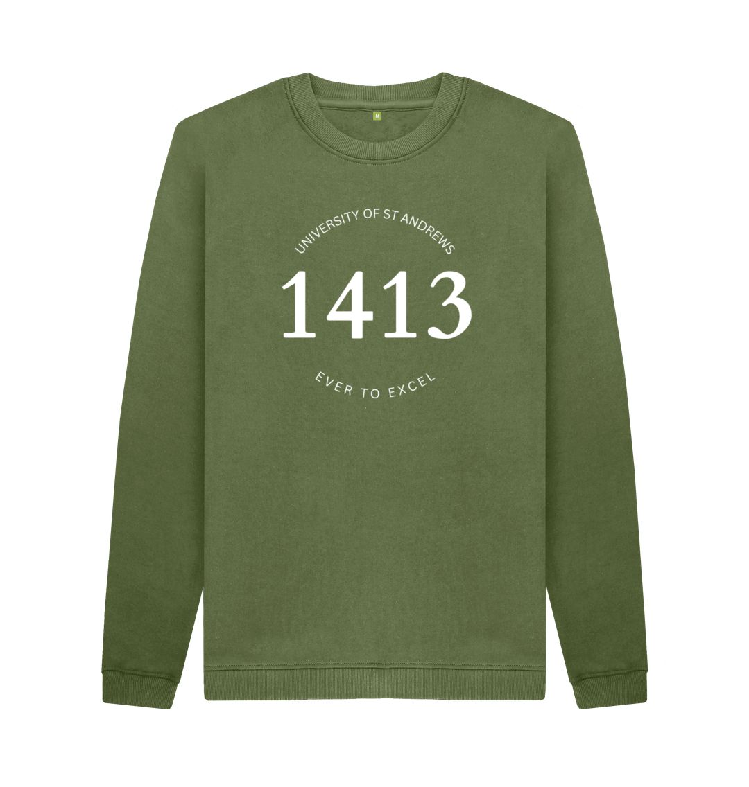Khaki 1413 sweatshirt - extended colours