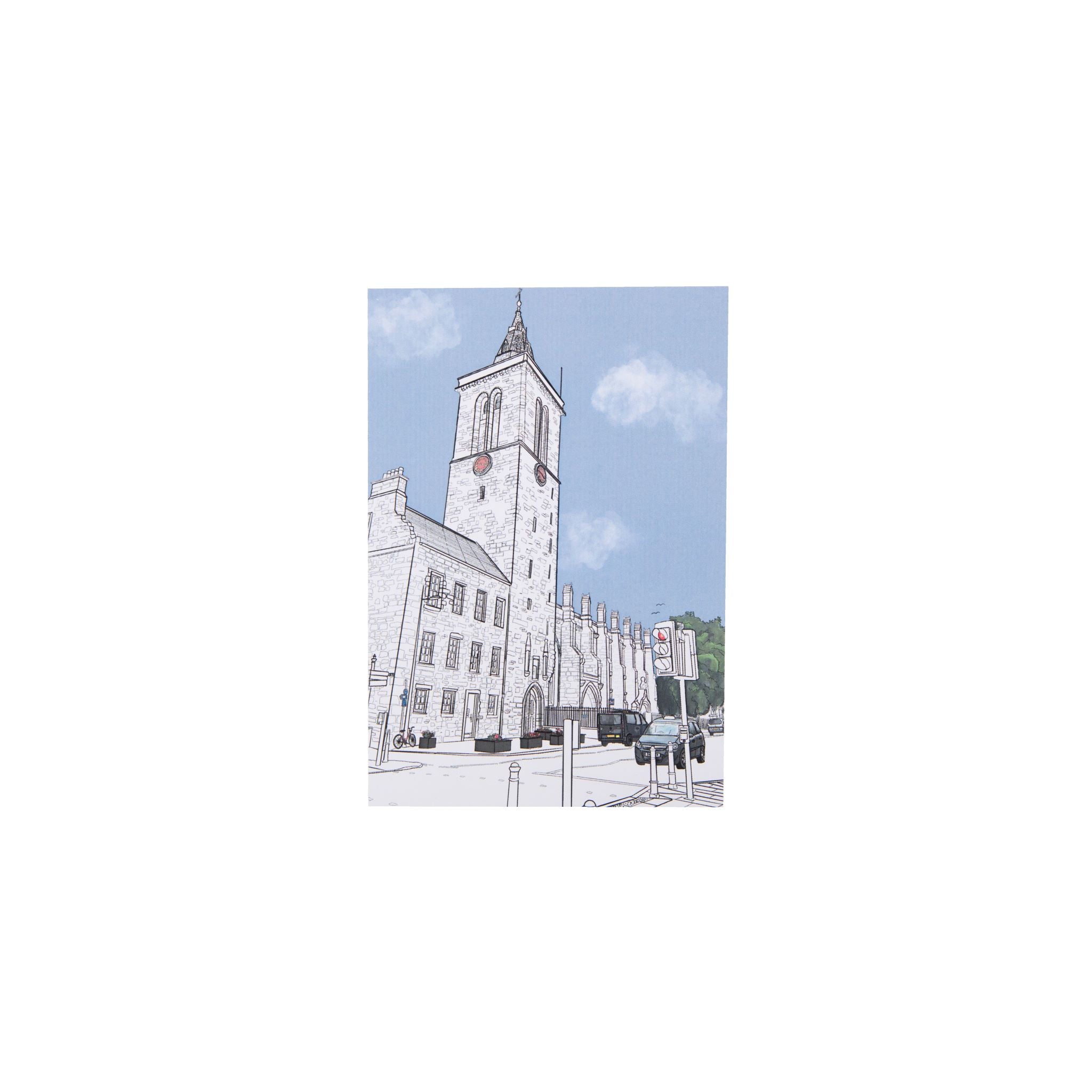 St Salvators Postcard