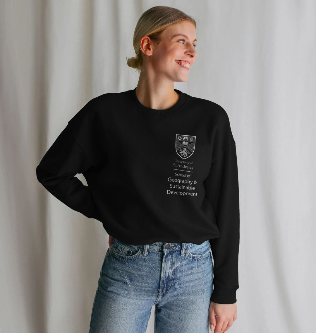 Black School of Geography & Sustainable Development Oversized Ladies Sweater